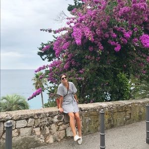 A gorgeous structured tie dress